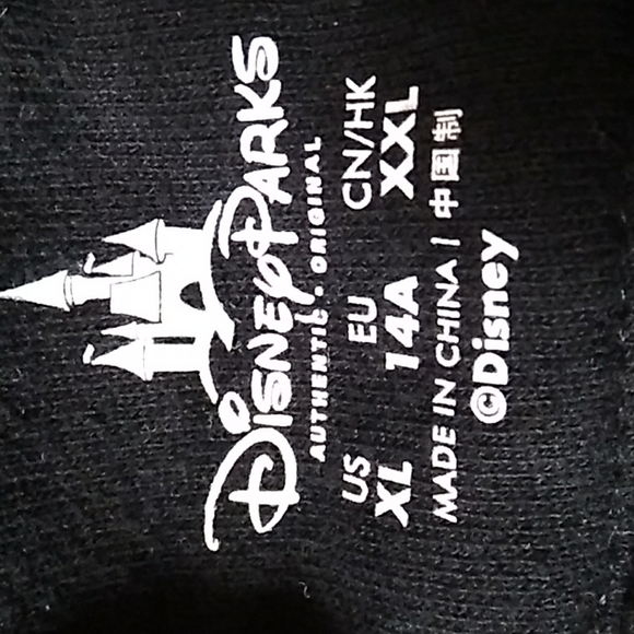 Disney/Kids/Minnie Mouse Hoodie/Color Black and Red/Size:XL - Picture 10 of 11